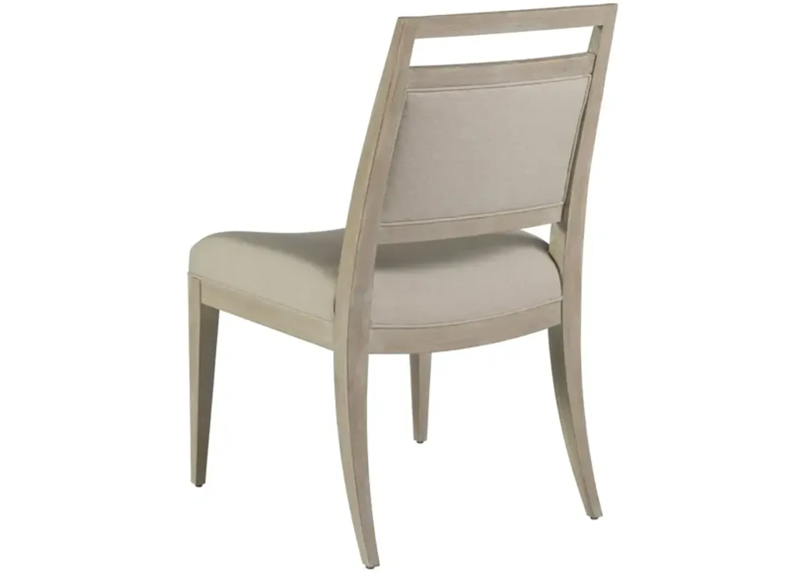 Artistica Home by Lexington Cohesion Program Nico 19.75 Inch Upholstered Wood Side Chair White Washed/Beige