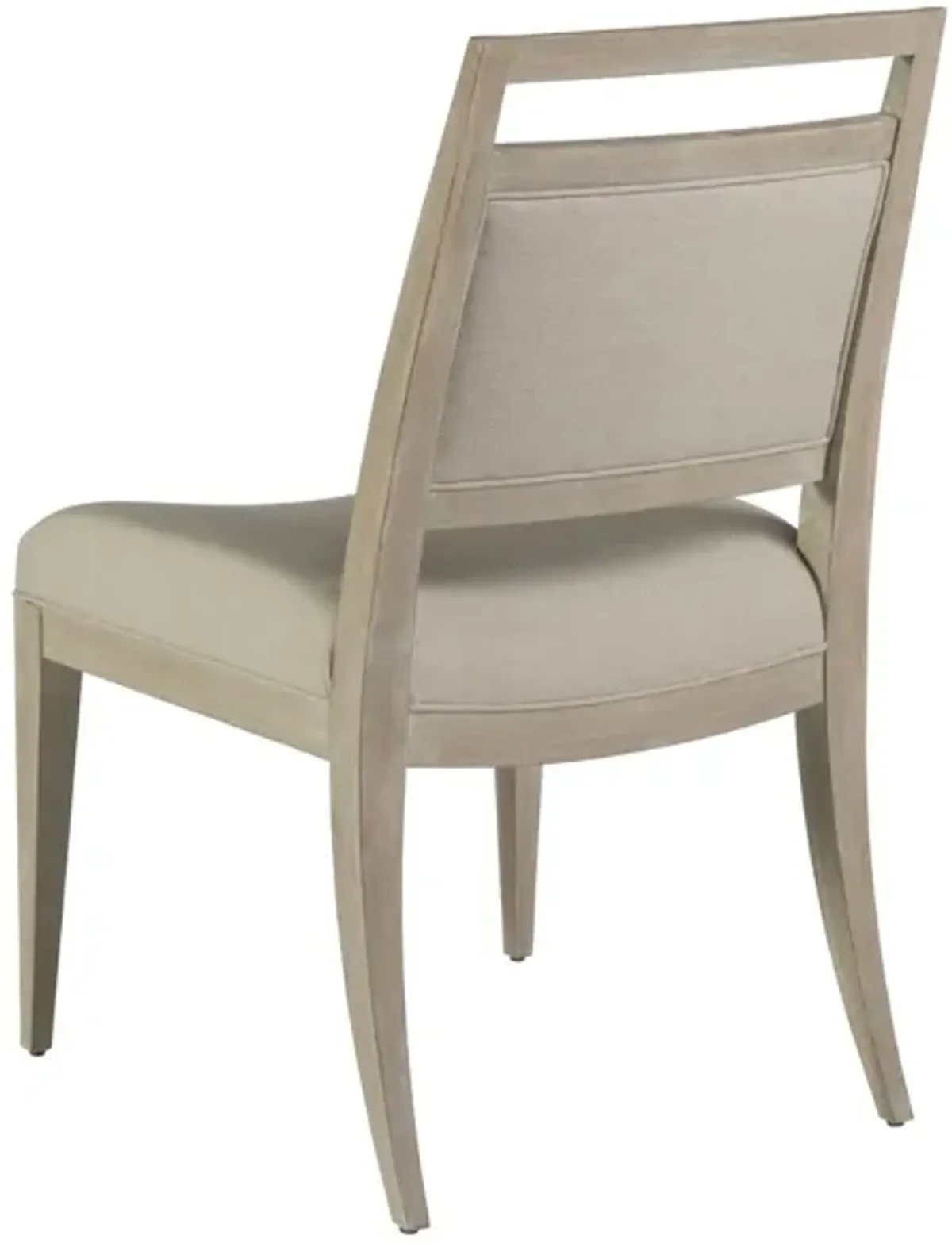 Artistica Home by Lexington Cohesion Program Nico 19.75 Inch Upholstered Wood Side Chair White Washed/Beige