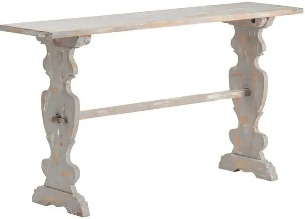 Crestview Bengal Manor Gray Console Table