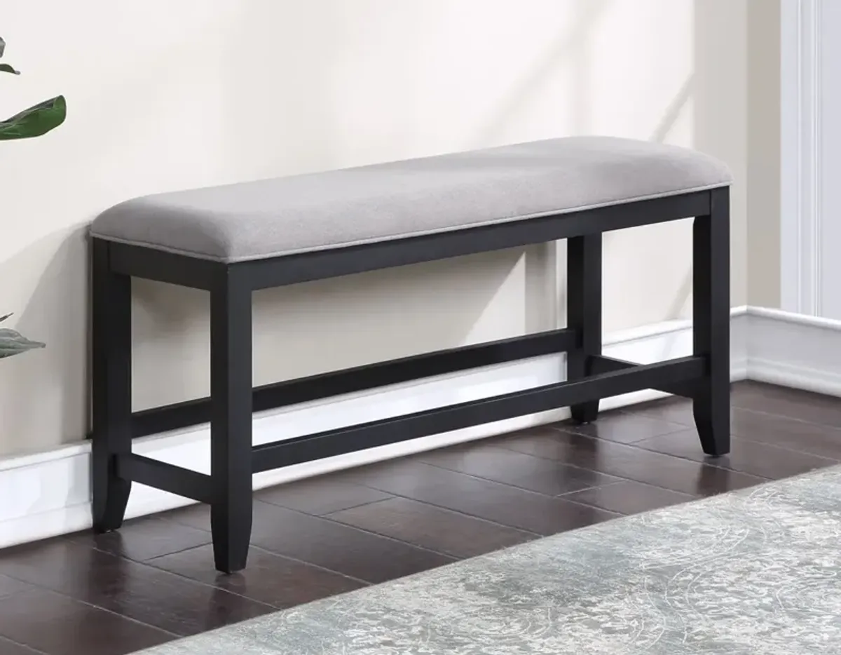 Steve Silver Yves Counter Bench Grey