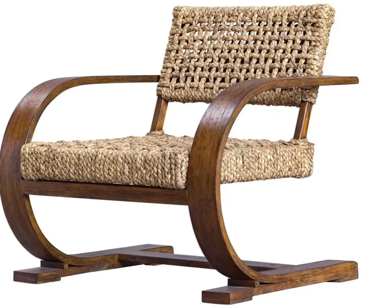 Uttermost Rehema Teak Accent Chair