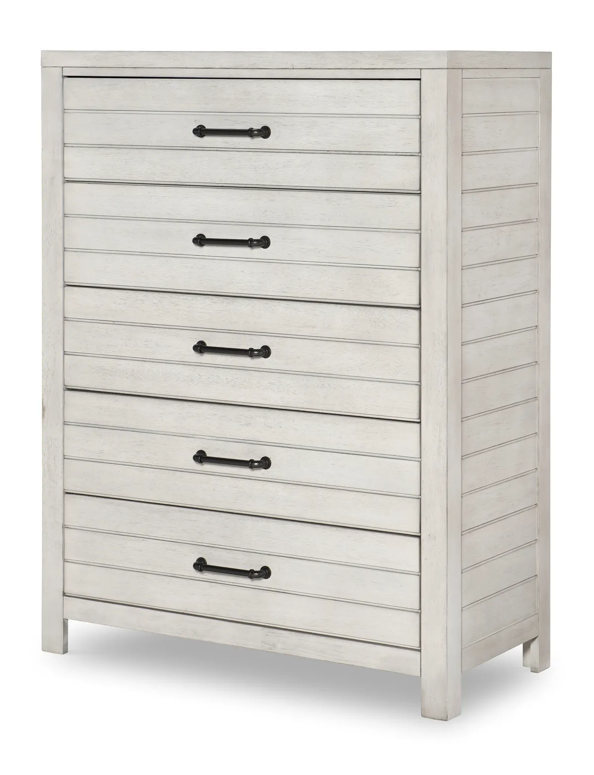 KID'S GRAY DRAWER CHEST WHITE FINISH - SUMMER CAMP