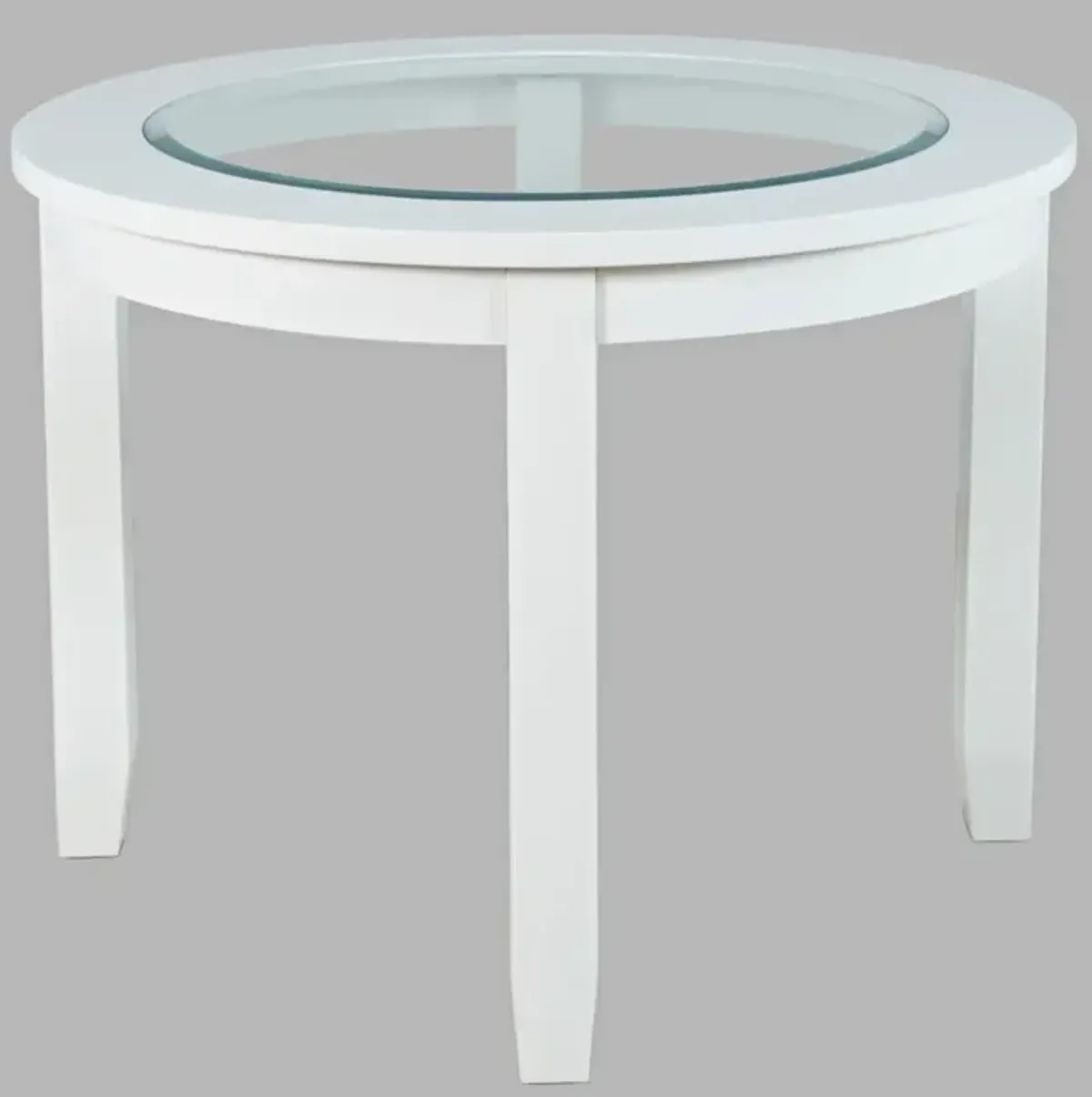 Jofran Urban Icon Round Dining Table White