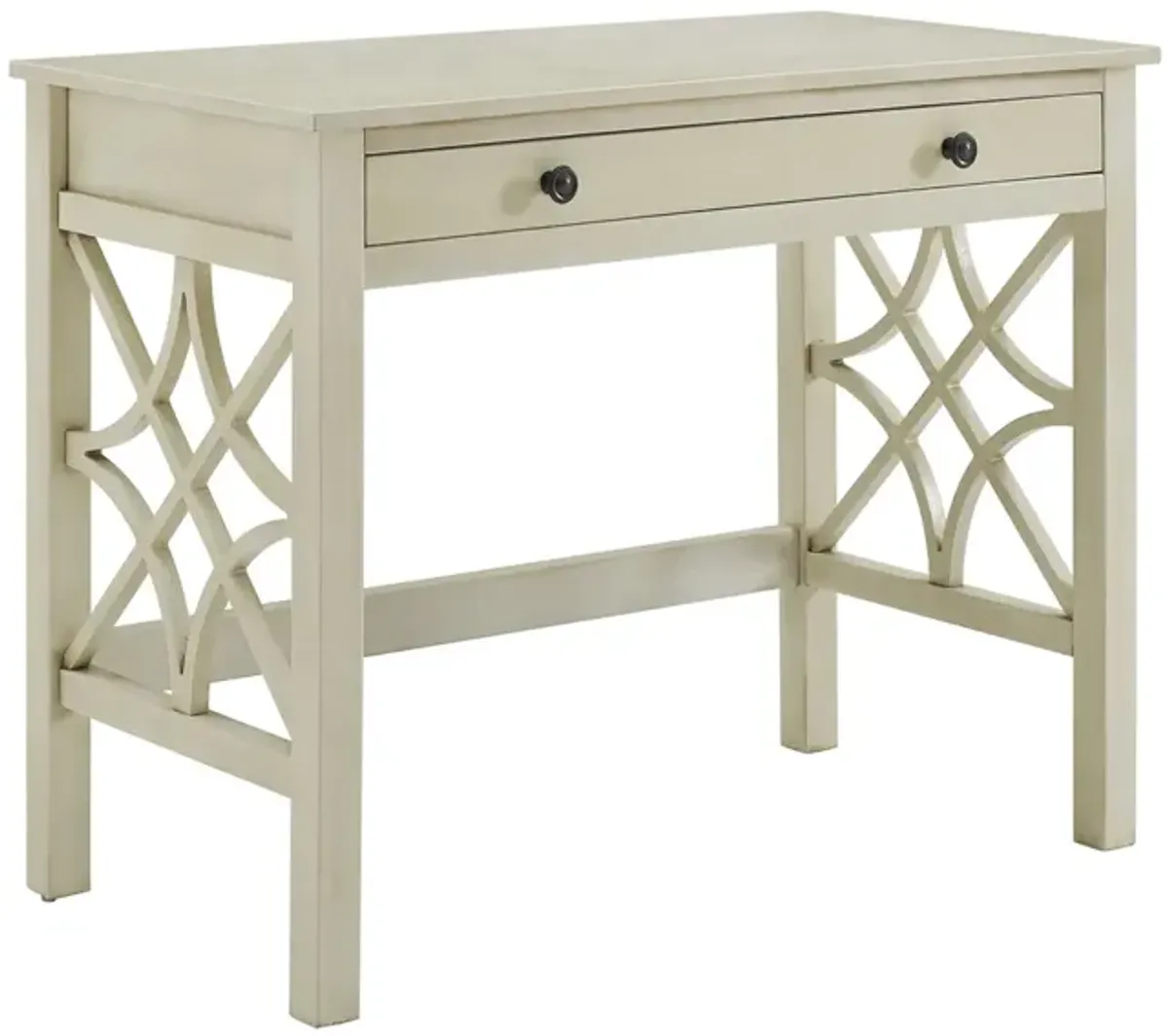 WHITLEY ANTIQUE WHITE DESK