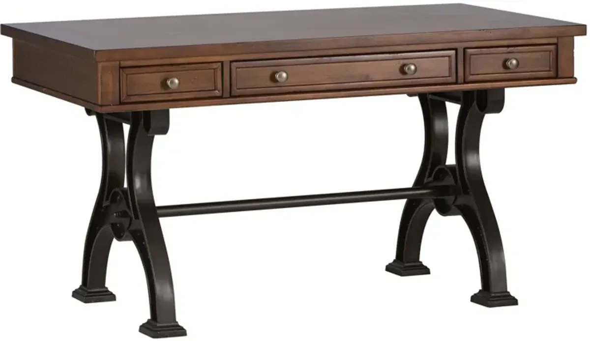 Liberty Furniture Arlington House 3-Piece Cobblestone Brown Desk Set