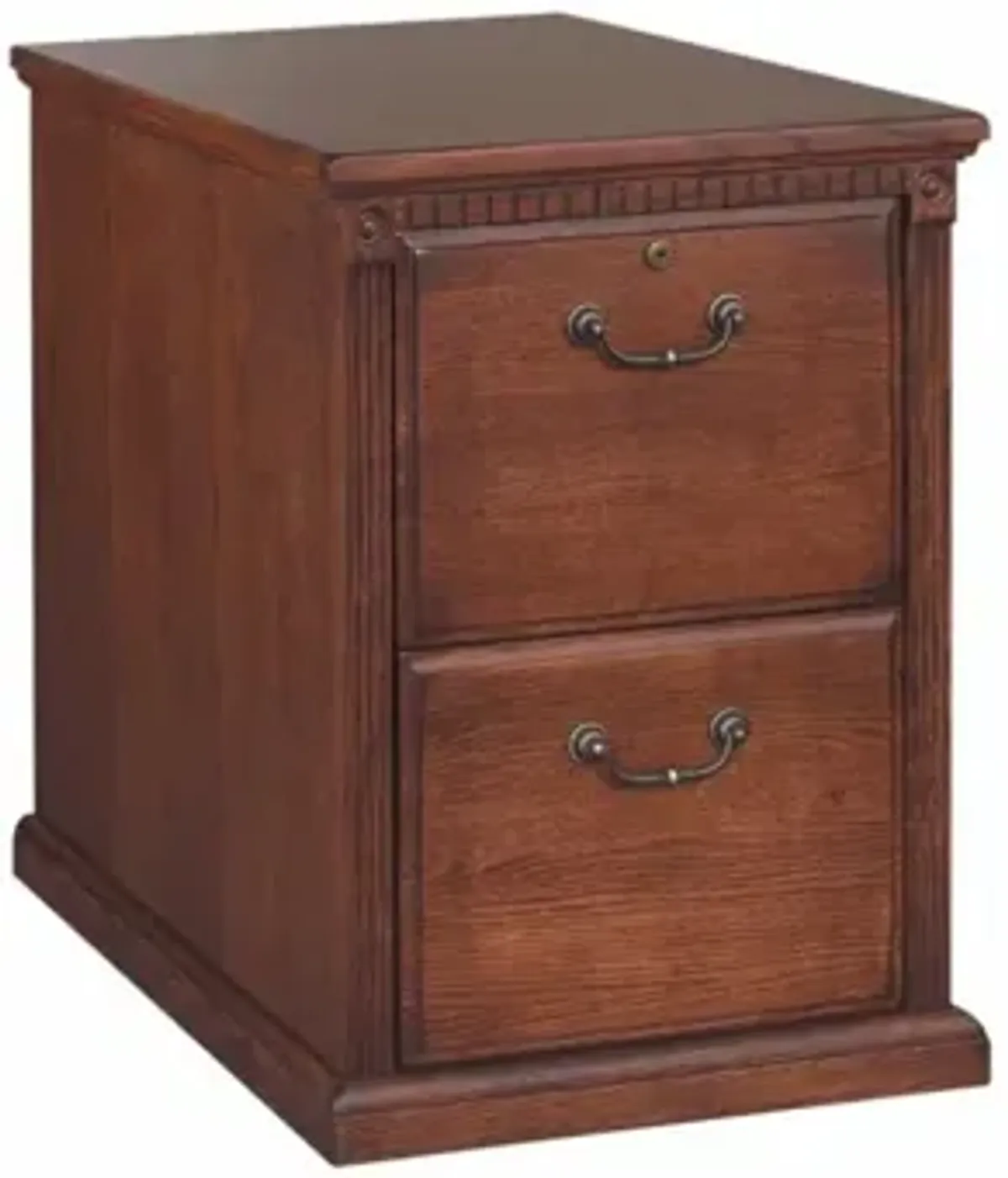 Martin Furniture Huntington Burnish 2-Drawer Office File Cabinet