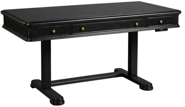 Hekman Adj Hgt Desk Louie Philippe