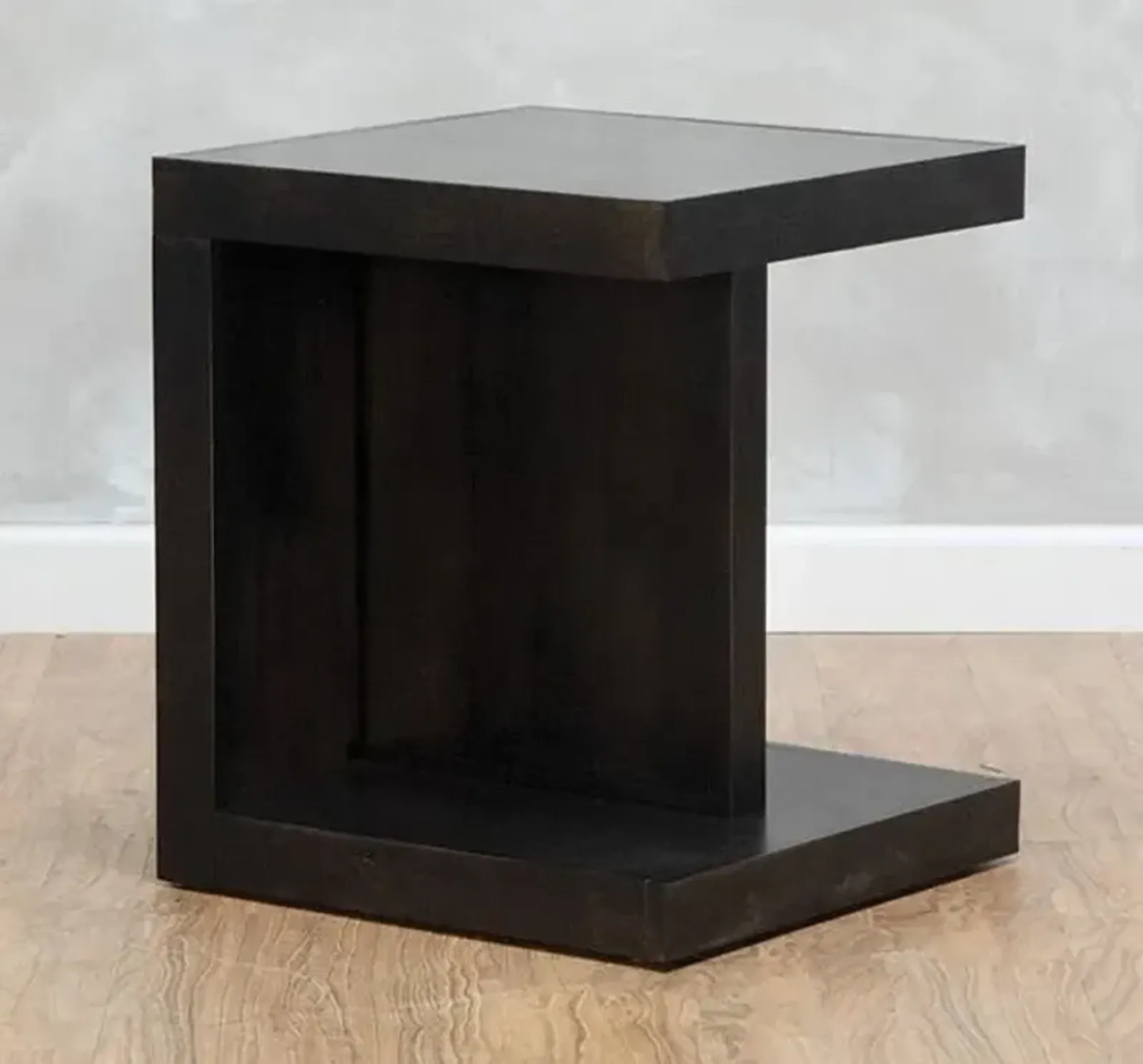 Aspenhome Avery Loft Ghost Black End Table