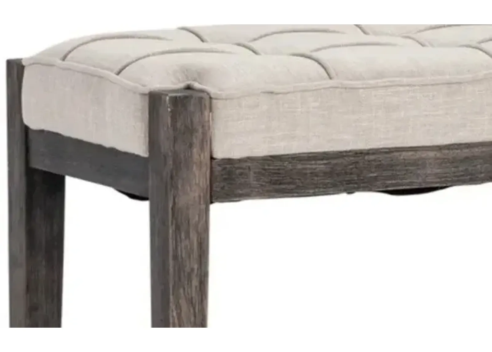 Crestview Dixon Light Gray Bench