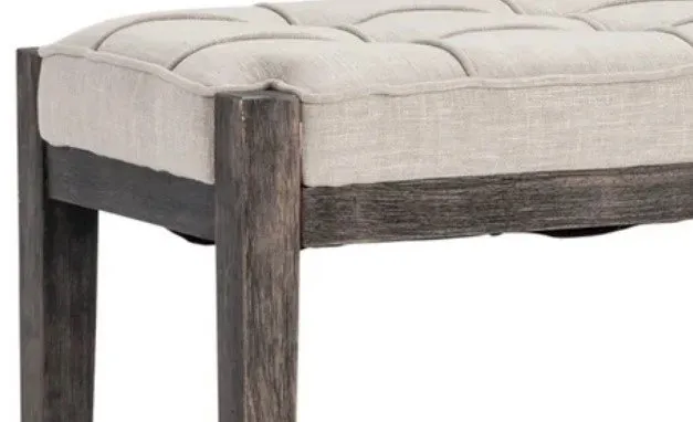 DIXON LIGHT GRAY BENCH