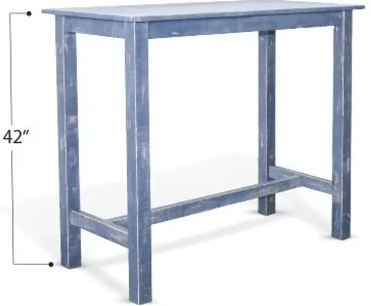 Sunny Designs Marina Ocean Blue Pub Table