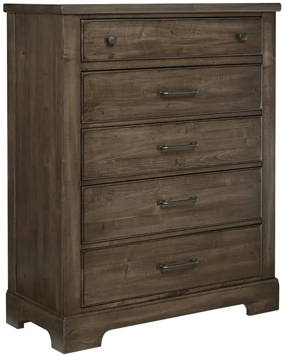 Vaughan-Bassett Cool Rustic Mink 5-Drawer Chest