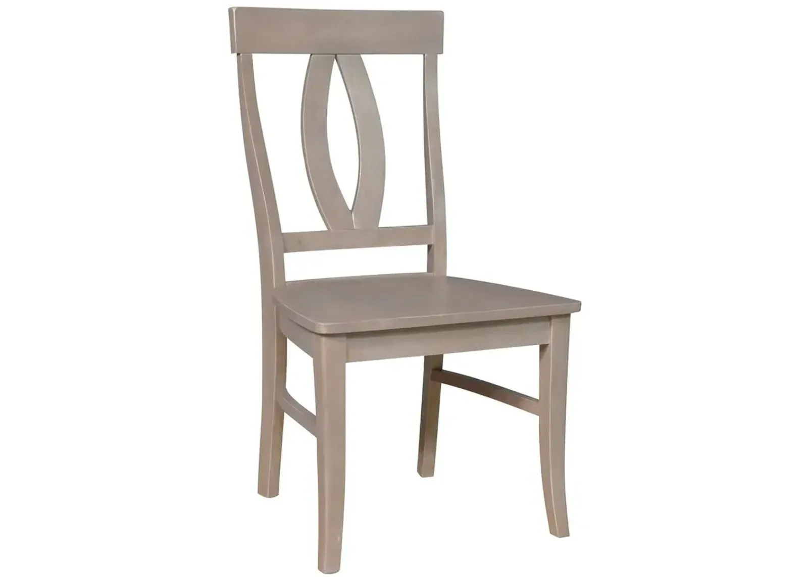 John Thomas Cosmopolitan Verona Wood Dining Chair in Taupe Gray