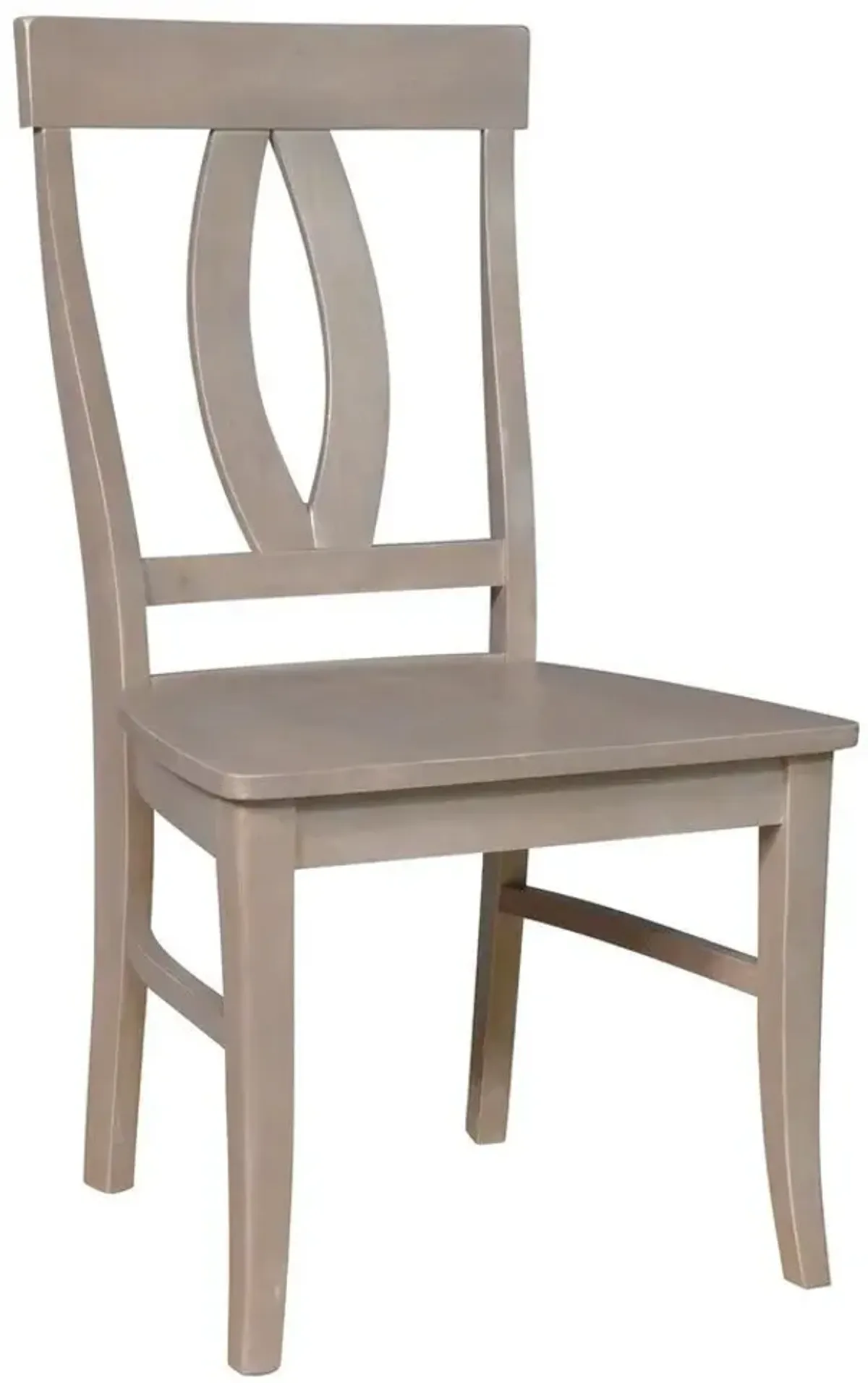 John Thomas Cosmopolitan Verona Wood Dining Chair in Taupe Gray