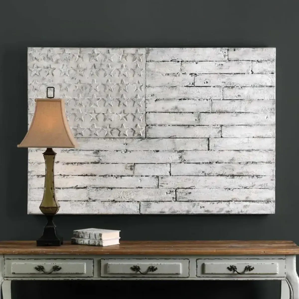 Uttermost Blanco White American Wall Art