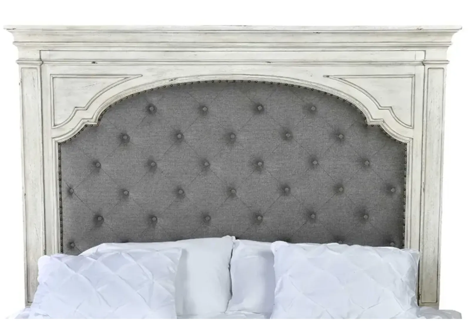 Steve Silver Highland Park King Headboard Cathedral White