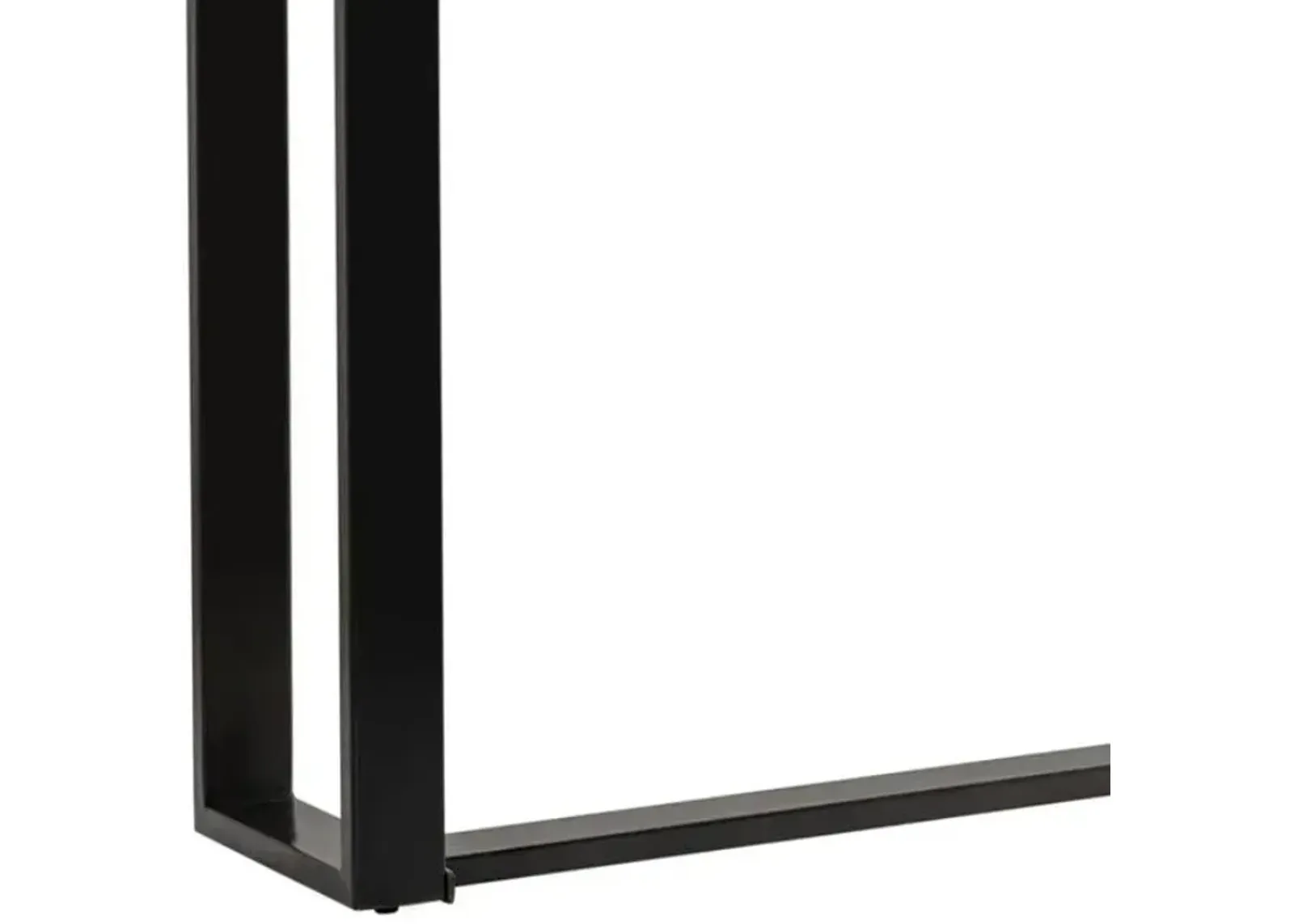 Crestview Matthews Beige/Black Narrow Console Table