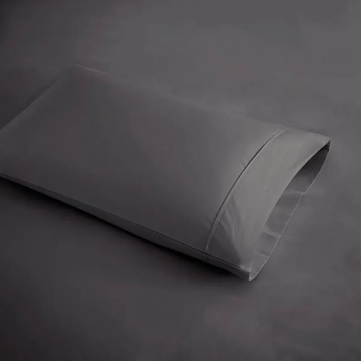 Olliix Beautyrest Queen Charcoal 600 Thread Count Cooling Cotton Blend Sheet Set