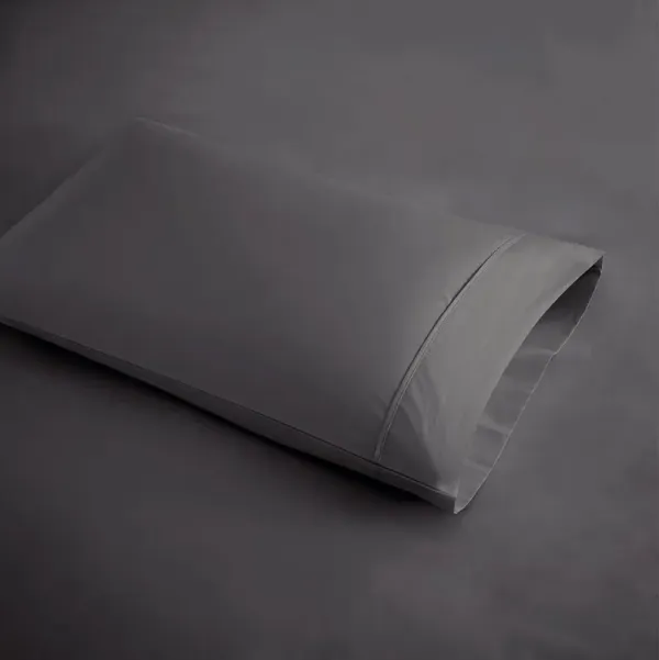 Olliix Beautyrest Queen Charcoal 600 Thread Count Cooling Cotton Blend Sheet Set