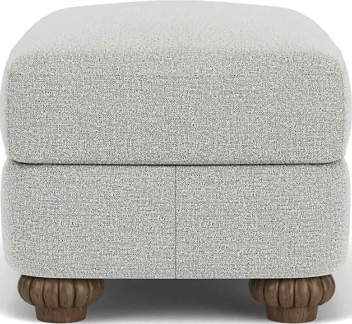 Flexsteel Patterson Silver Glacier Ottoman