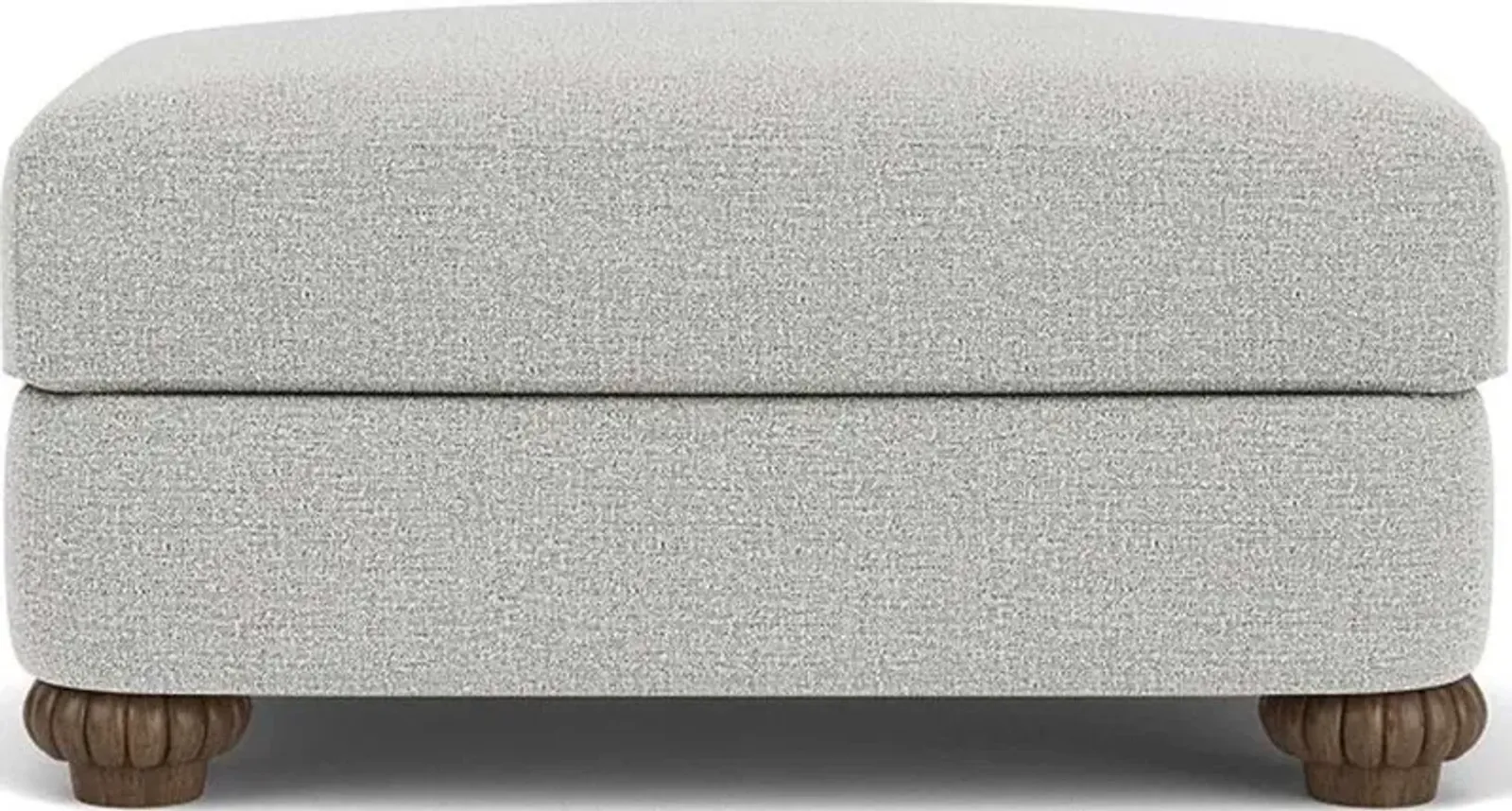 Flexsteel Patterson Silver Glacier Ottoman