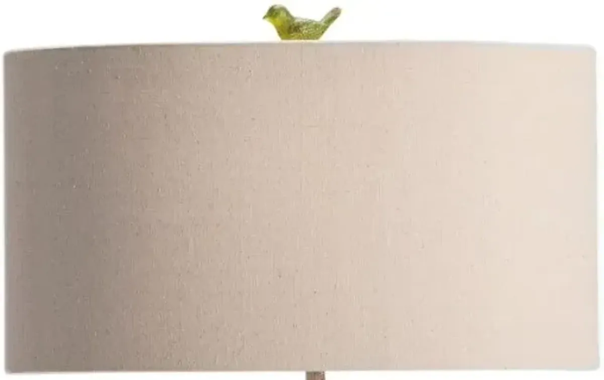 Crestview Ella Beige/Brown/Light Green Table Lamp