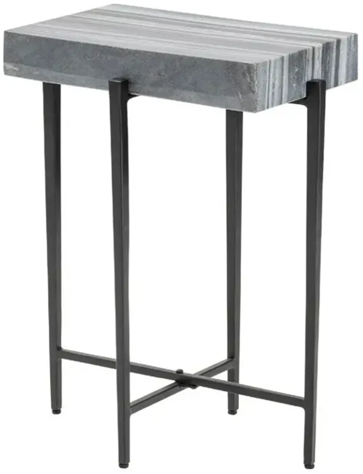 BAILEY BLACK/GRAY ACCENT TABLE