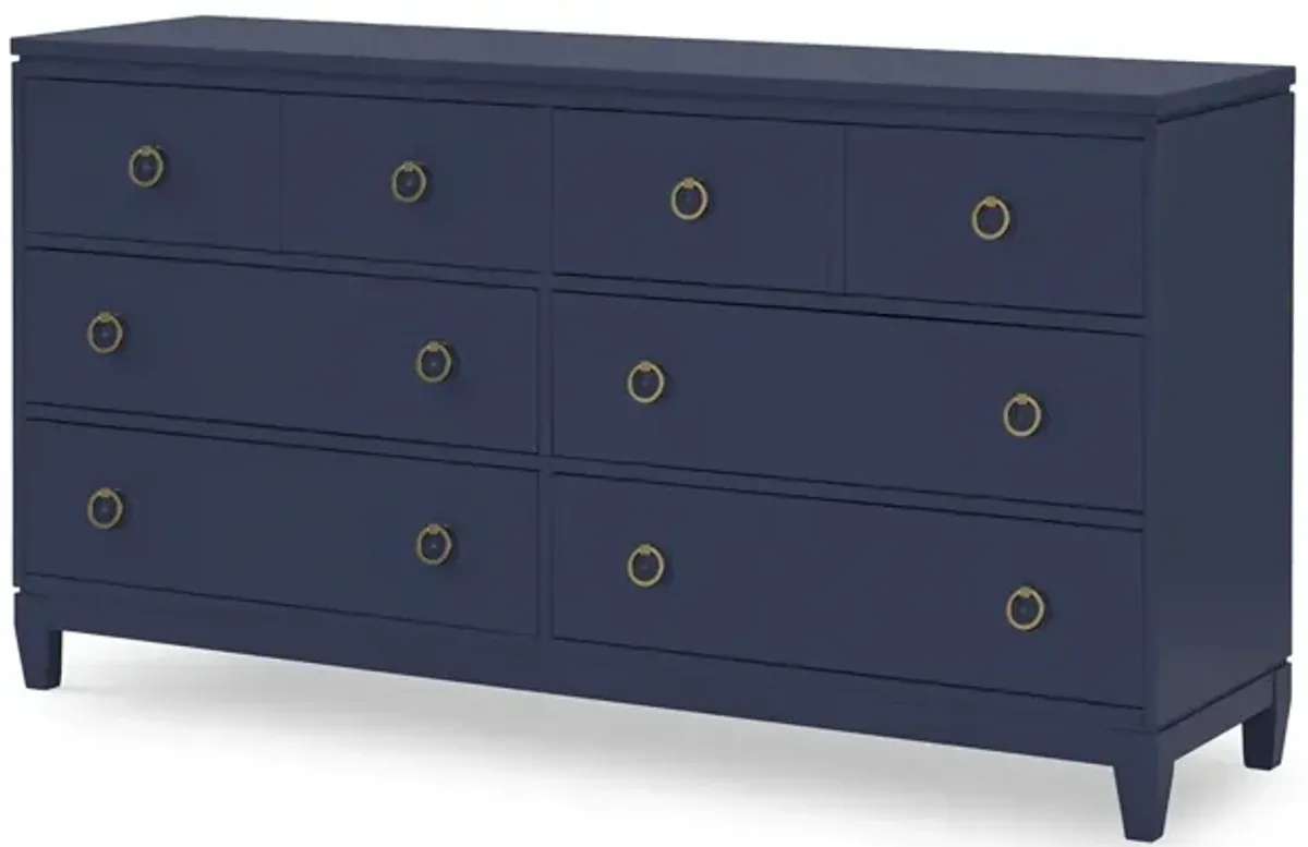 Legacy Classic Dresser Blue Finish Summerland Inkwell