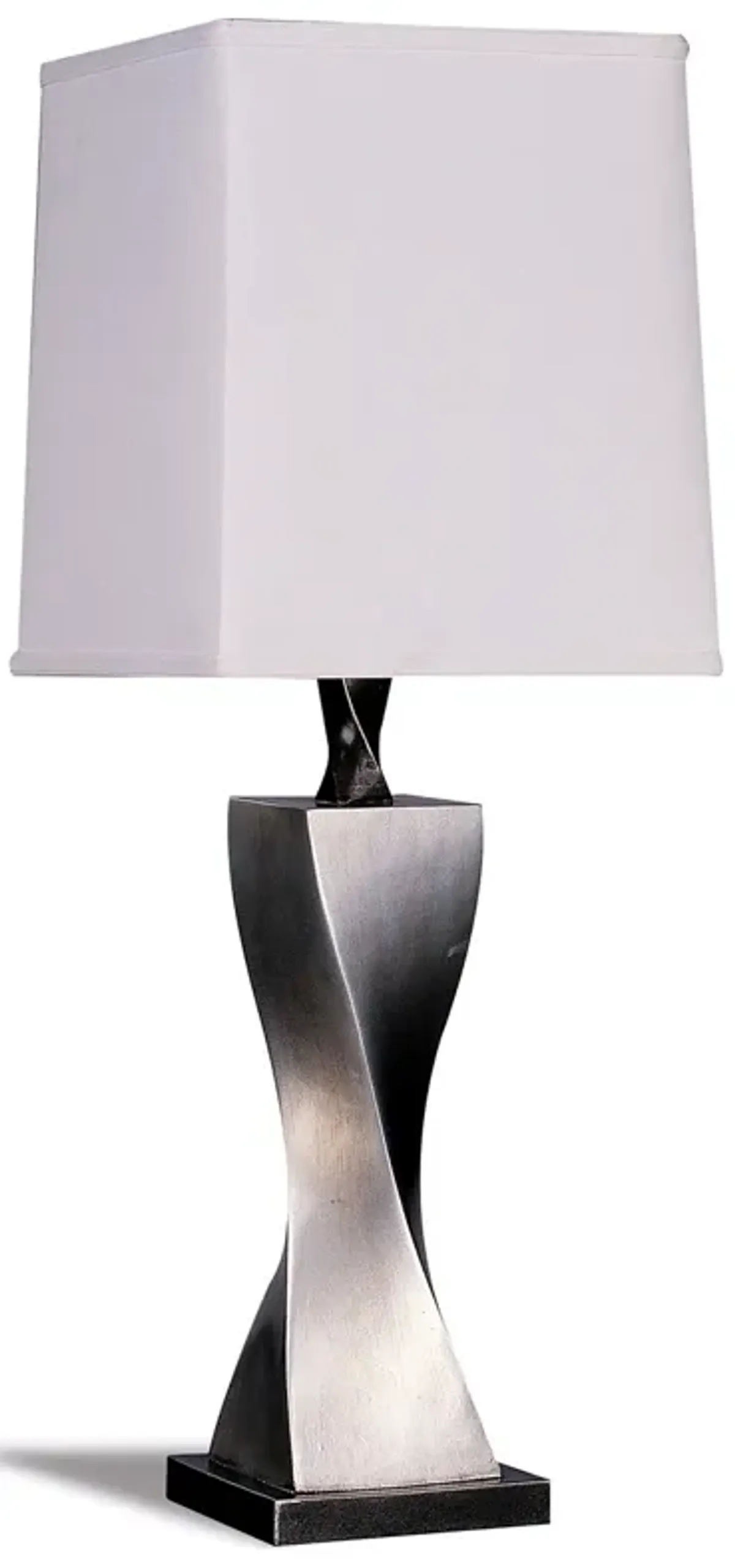 Coaster Keene 30 Inch Tapered Shade Table Lamp Silver