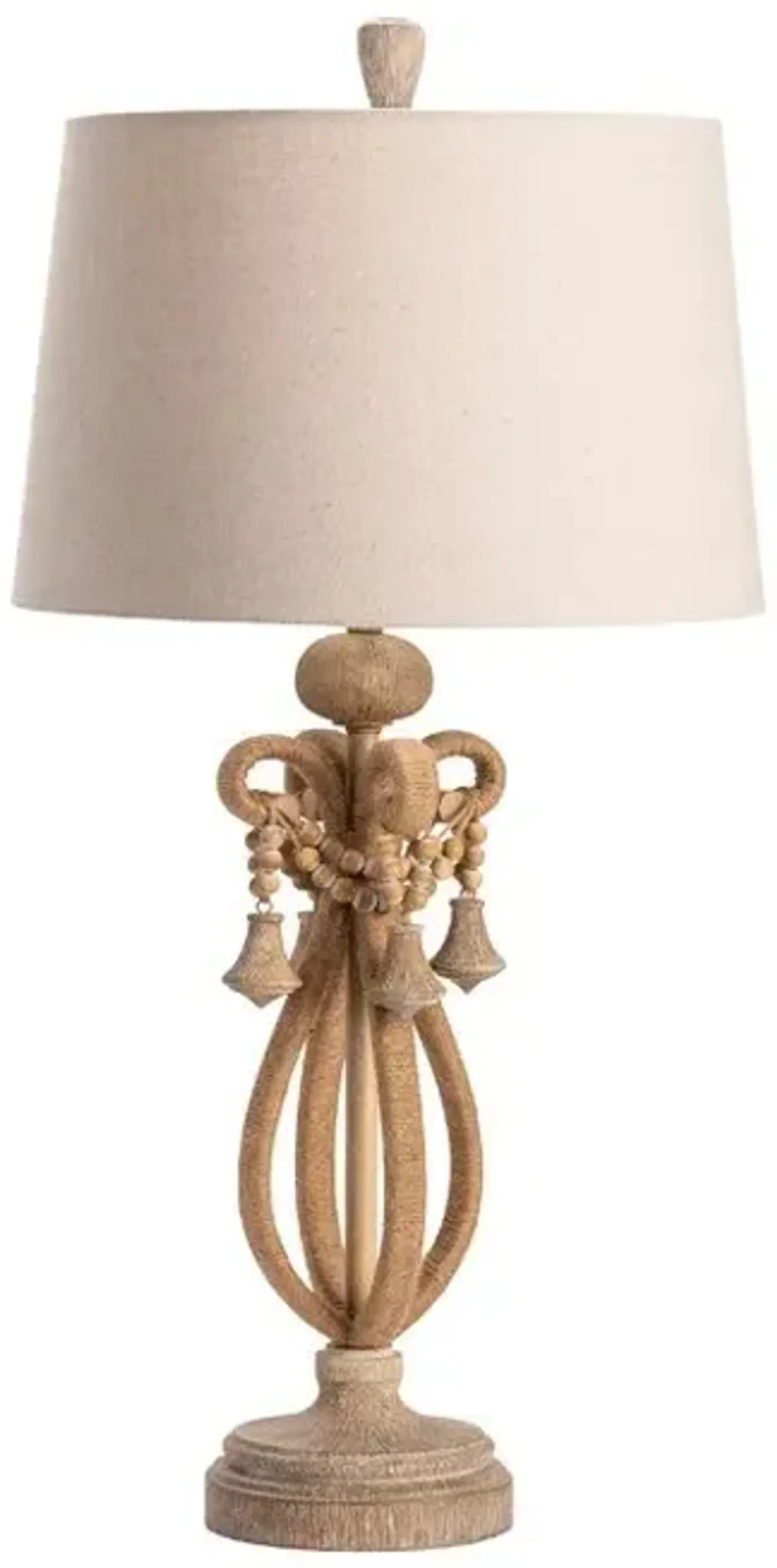 Crestview Augustine Beige/Brown Table Lamp