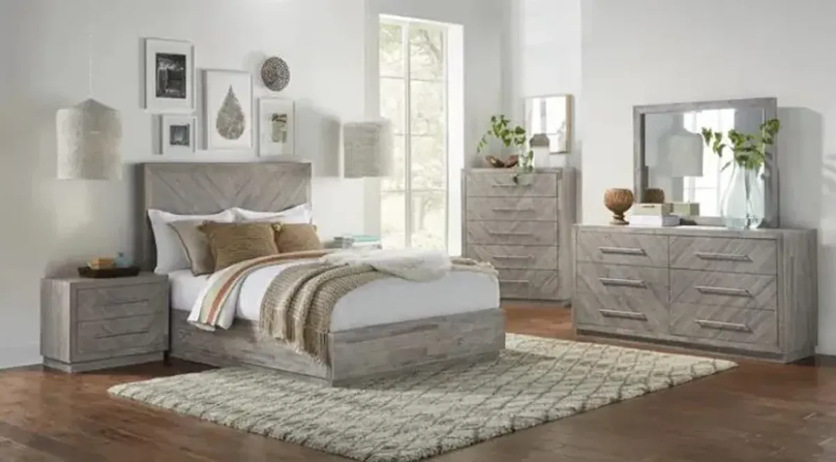 Modus Alexandra Rustic Latte King Headboard