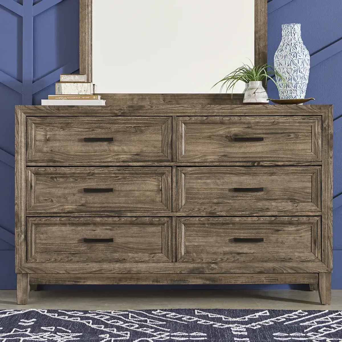 Liberty Furniture Ridgecrest Cobblestone Dresser