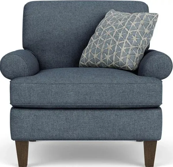 Flexsteel Venture Blue Dusk Chair