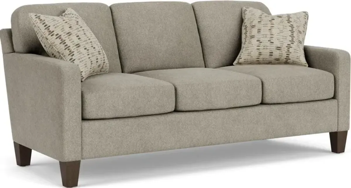 Flexsteel South Haven Silver Pebble Sofa