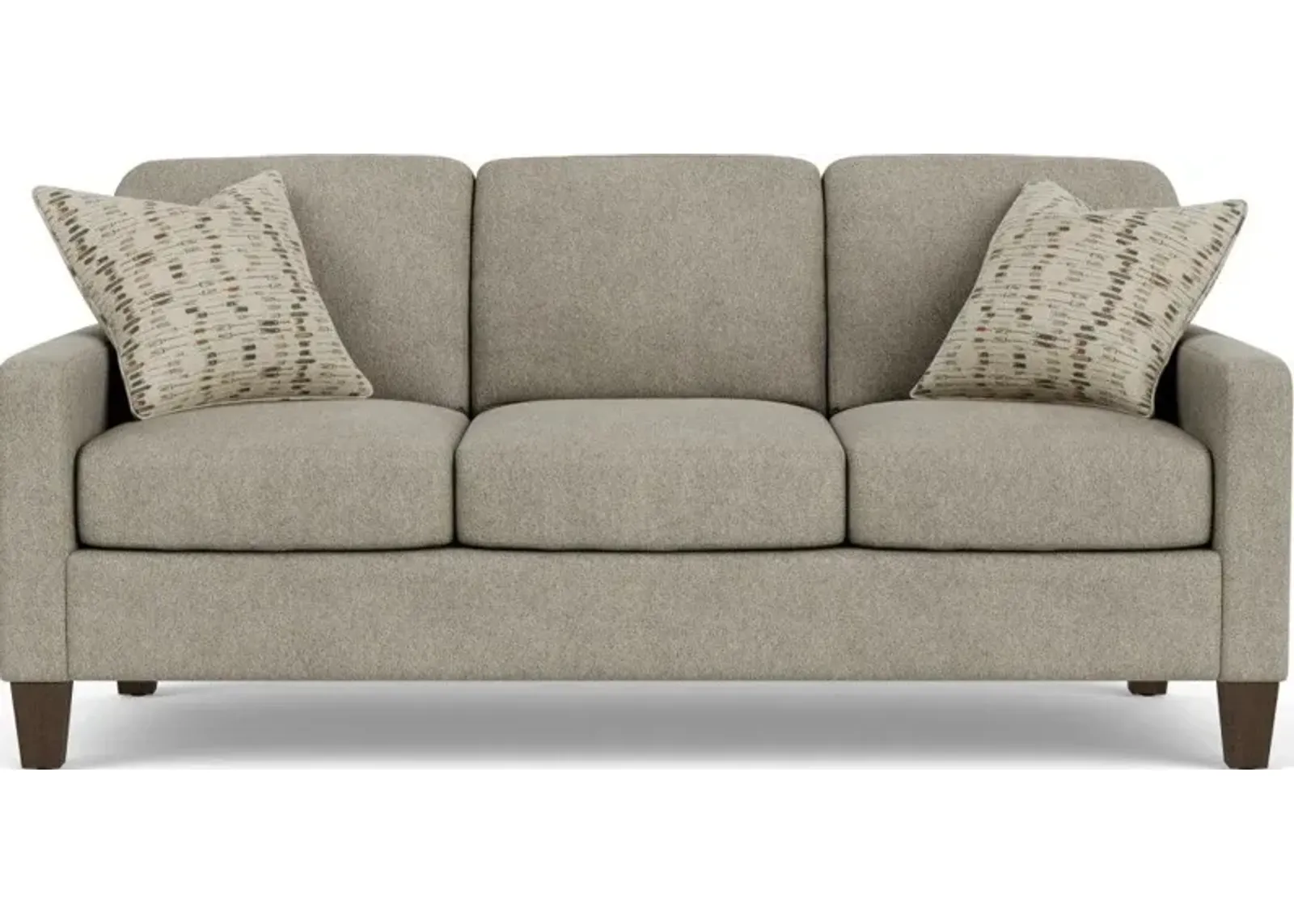 Flexsteel South Haven Silver Pebble Sofa