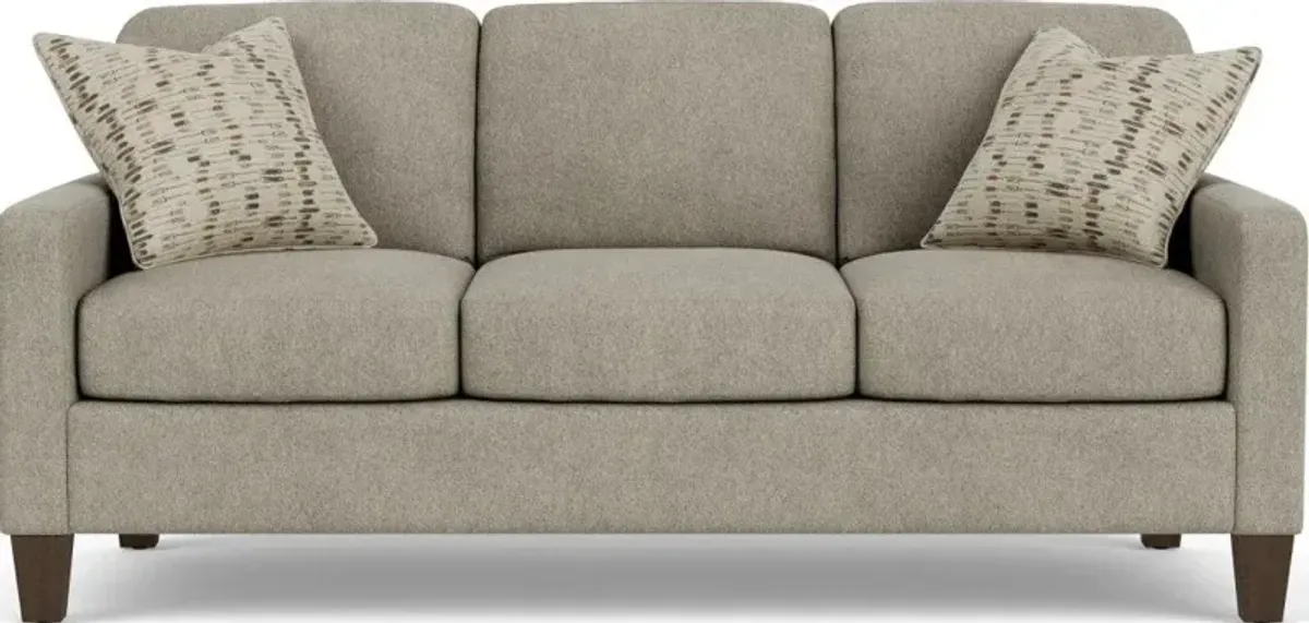 Flexsteel South Haven Silver Pebble Sofa