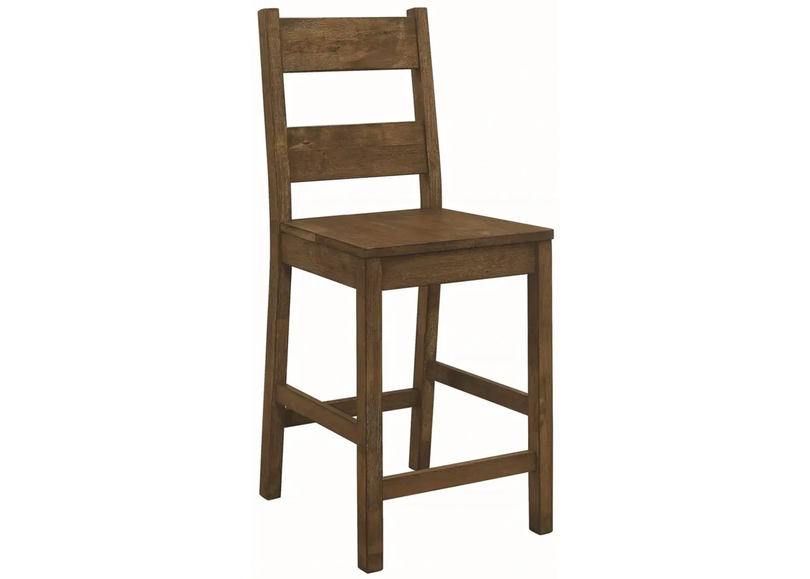 COUNTER HEIGHT STOOL RUSTIC GOLDEN BROWN