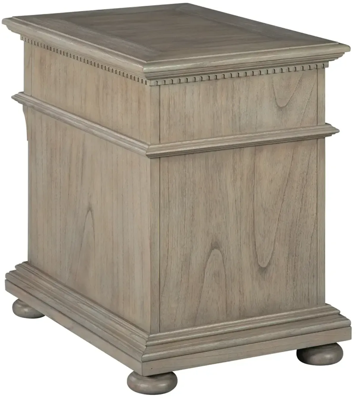 Hekman Chairside Chest Driftwood Wellington Estates