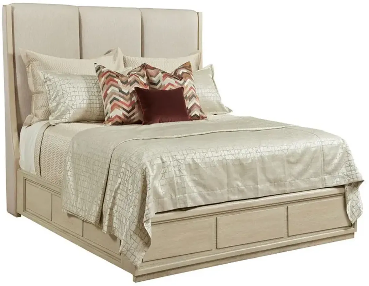 American Drew Lenox Alabaster Upholstered Queen Headboard