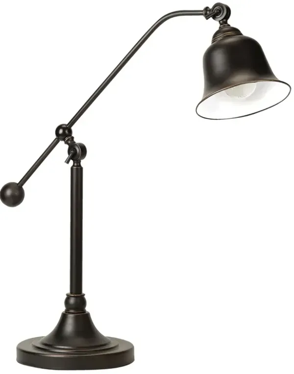 Coaster Eduardo 25 Inch Bell Down Bridge Table Lamp Dark Bronze