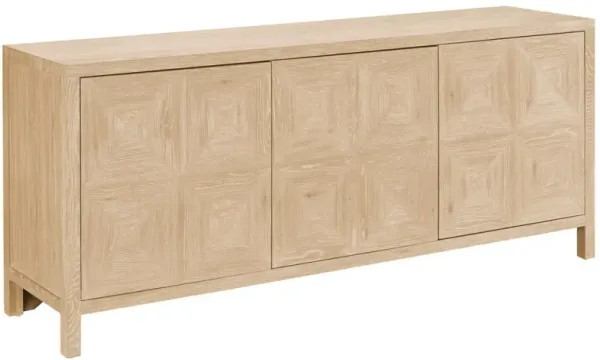 Universal Modern Farmhouse Sadie Beige Credenza Sideboard