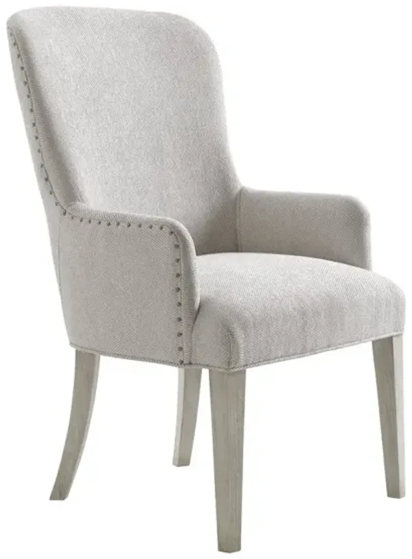 Oyster Bay by Lexington Armchair Wood/Upholstered/Fabric in Gray
