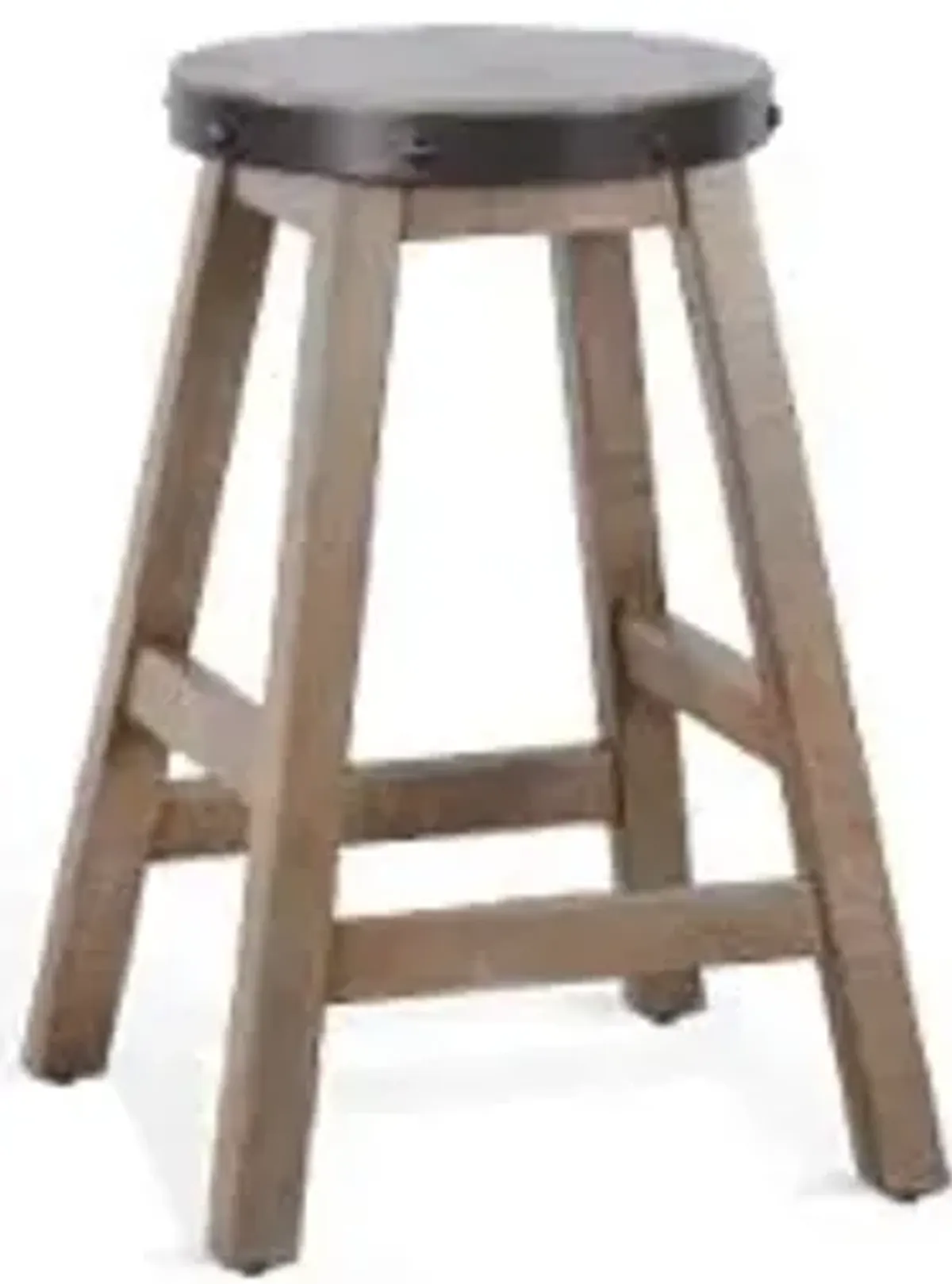 Sunny Designs San Diego Antique Brown 24 Inch Stool Wood Seat