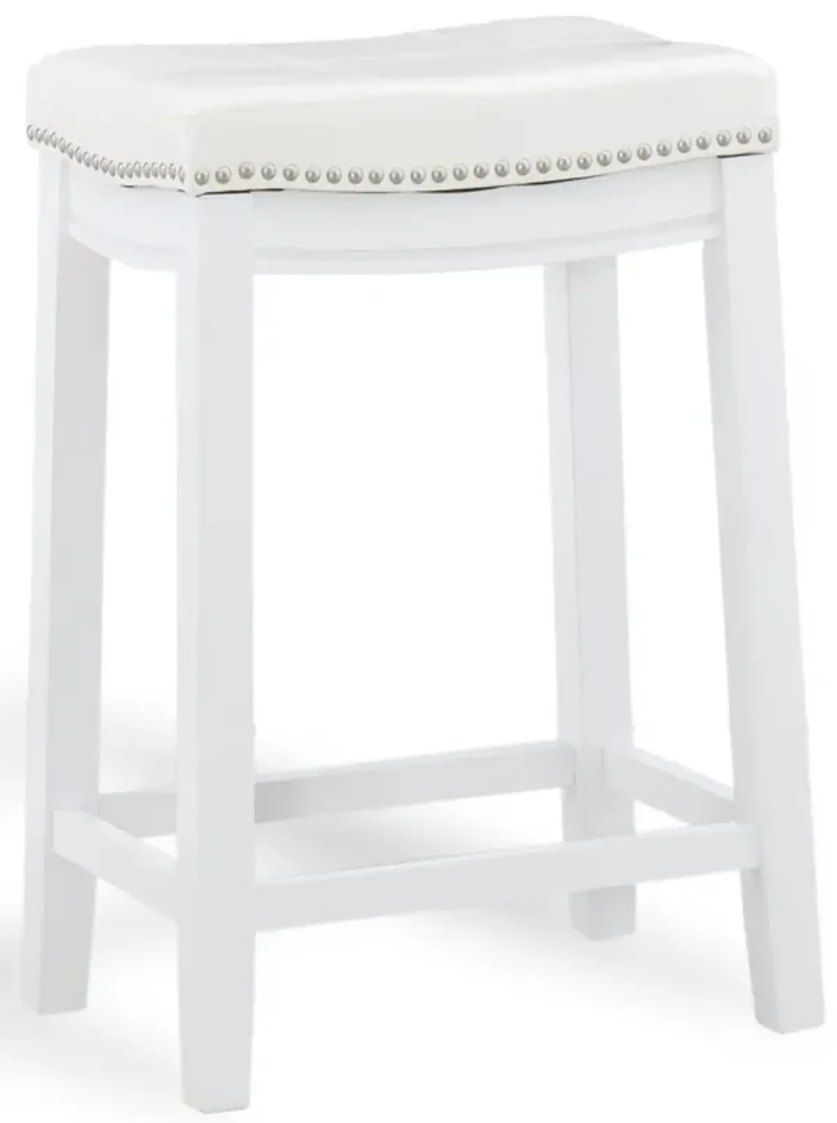 Linon Claridge Counter Stool White