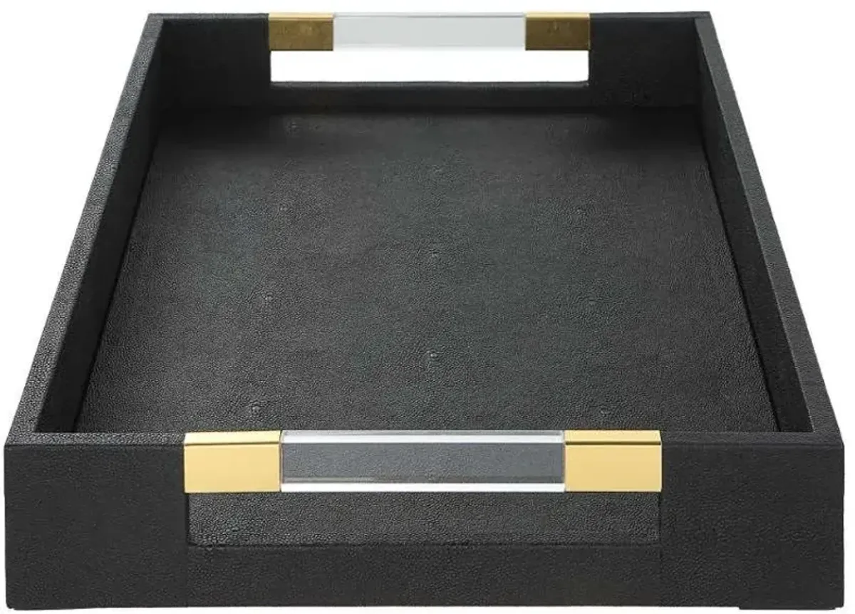 Uttermost Wessex Black Tray
