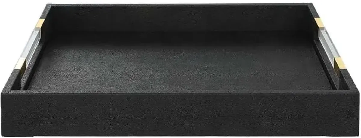 Uttermost Wessex Black Tray