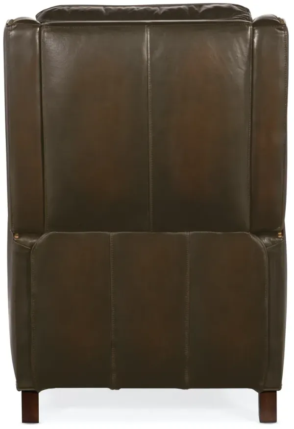 Hooker Furniture Kerley Sarzana Fortress Power Leather Recliner with Power Headrest Chair