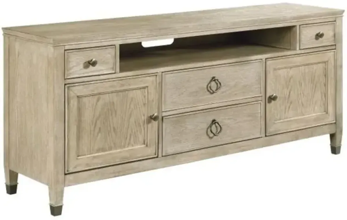 American Drew Vista Oyster Biscane Media Entertainment TV Stand