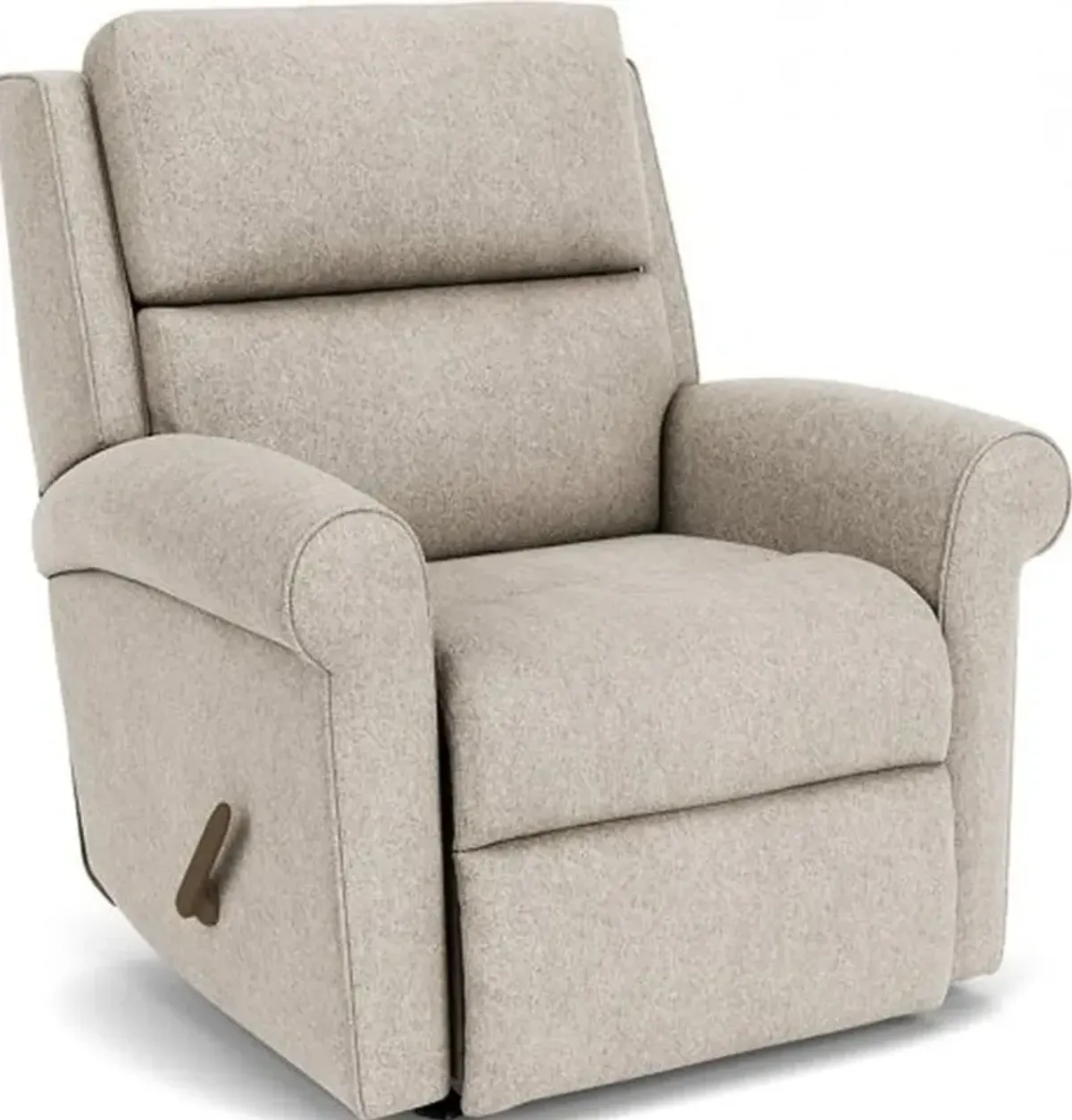 Flexsteel Belle Shell Rocking Manual Recliner