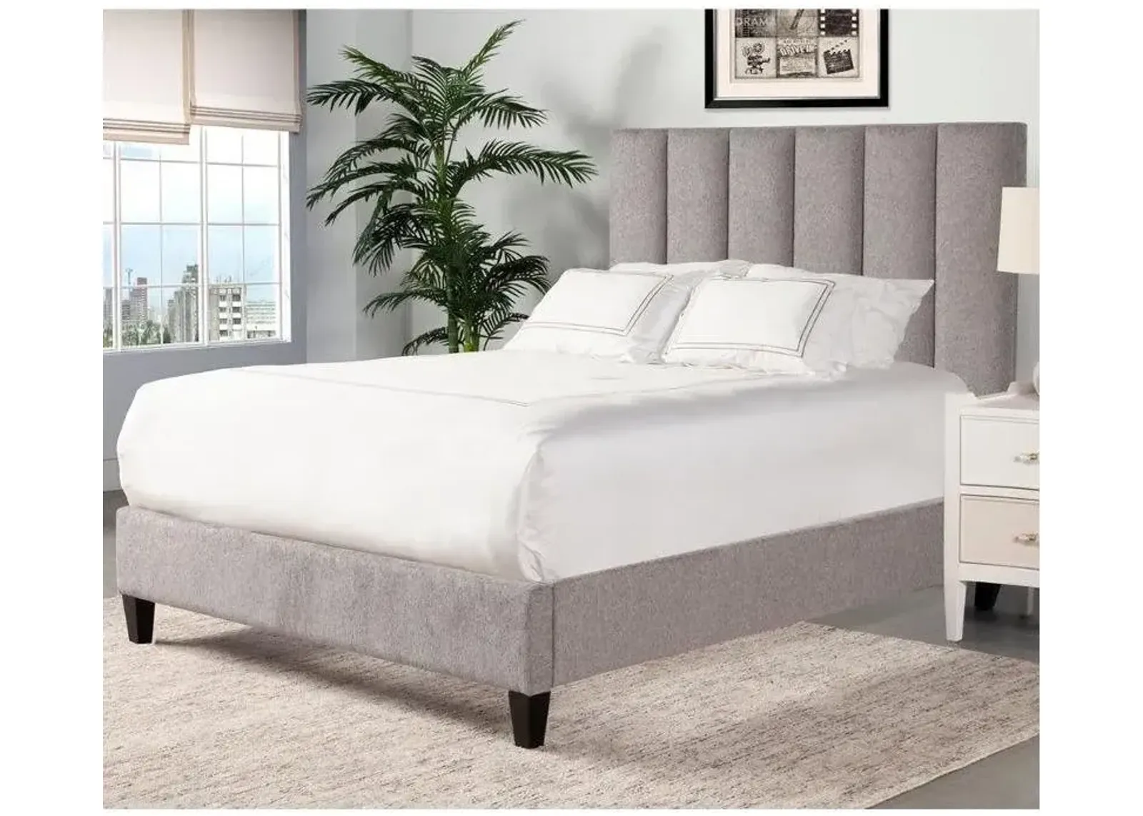 Parker House Avery Stream Grey King Headboard